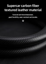 Leather Carbon Fiber Cover for Kia Rio Sportage