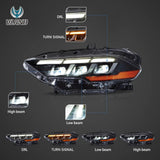 Full LED Projector Headlights S650 Style Mustang Car Interior Accessory VLAND