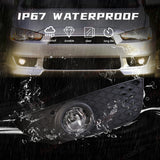 LED Fog Lamps with Angel Eyes Rings for Mitsubishi LED Ambient Light OEM