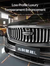 Front Emblem Black Samurai Mesh Decoration for Geely Monjaro Manjaro Car Interior Accessory OEM/Generic