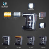 LED Projector Headlights for Ford F-250 Super Duty Car Interior Accessory VLAND