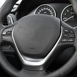 For BMW F20 F21 F30 F34 Steering Wheel Trim Frame Sticker Car Premium Interior Tuning Accessories Made of Alcantara Customiza