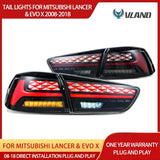 LED Tail Lights Dynamic Welcome for Mitsubishi Lancer Car Interior Accessory Vland