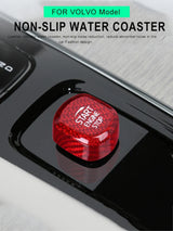 Carbon Fiber Engine Start Button Cover for Volvo Car Interior Accessory LINGLUYANG