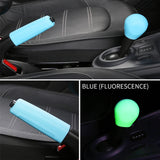 Non-Slip Silicone Shift Knob & Handbrake Cover for Smart 453 Car Interior Accessory GMUNI