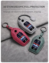 Car Key Cover For Bmw X3 G01 G31 X5 G05 X4 G02 G30 G32 I8 X7 M5X F20 Leather Car Key Case Cover Car Key Case OEM