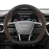 Carbon Fiber Suede Wheel Cover for Audi A4 B8 A5 S5