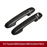 Carbon Fiber Door Handle Cover for Toyota GR86 BRZ