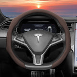 Perforated Leather Cover for Tesla Model 3/Y