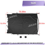 Soft Nylon Roof Sunshade for Jeep Wrangler JK 2007-2017