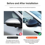 For Xpeng G6 2023 2024 Carbon Fibre Rearview Mirror Decorative Strip Car Exterior Accessory OEM