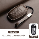 Leather Car Key Case Cover
