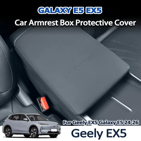 For Geely EX5 Galaxy E5 2024 2025 2026 Car Armrest Cover Center Console Protector Geely EX5 Car Interior Accessories Car Inte