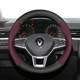 Breathable Leather Steering Cover for Renault Cars