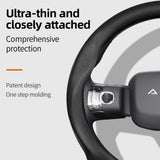 Perforated Leather Steering Wheel Cover for Aion Car Car Interior Accessory Hocasen