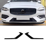Black Mesh Fog Light Trim for Volvo S60 2020-2025 Car Interior Accessory LINGLUYANG