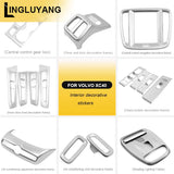 Rear Air Outlet Trim Stainless Steel for Volvo XC40 Car Interior Accessory LINGLUYANG