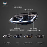 Vland Full LED Headlights for VW Golf Mk7 2012-2017 Car Interior Accessory Vland