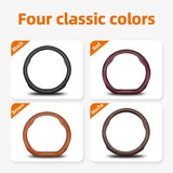 Breathable Leather Steering Wheel Cover for Hyundai Car Interior Accessory Hocasen