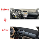 Dashboard Cover Sunshade Mat for Honda Fit Jazz 2001–2007 Dashboard Mat CATUSIKI