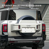 For Leopard 8 BYD Formula Leopard 8 Leather Spare Tire Cover Car Door Mounted Tire Decor Accessory Car Interior Accessory NON