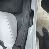 For Tesla New Model 3 Highland 2024 Front Rear Door Sill Pad Door Welcome Pedal Threshold Strip Leather Accessories