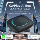 CarPlay AI Box Android Auto 13 for BMW ID6 ID7 CarPlay Adapter AKAMATE