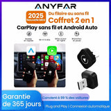 Universal Wireless CarPlay and Android Auto USB Adapter Dongle CarPlay Adapter ANYFAR