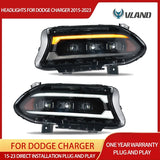 Bi-LED Projector Headlights for Dodge Charger 2015-2023 Car Interior Accessory Vland