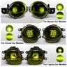 3.5in Yellow LED Fog Lights for Toyota Nissan Honda