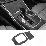 Center Console Panel Trim Frame Sticker for BMW 3er G20 G21 G28 Interior Custom Tuning Accessories Made of Alcantara Interior
