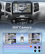 Android 15 2K Multimedia Navigation for Kia Sportage 3 2010-2016