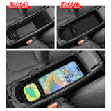 Toyota AQUA 2021-2025 Center Console Armrest Storage Box Car Tray Organizers Accessories Stowing Tidying Black Interior Acces
