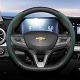 Breathable Leather Steering Wheel Cover for Chevrolet Cruze