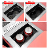 BYD Tang L 2025 Center Console Cup Holder Storage Box Anti-Slip Shock-Absorbing Traying Accessories TPE BLACK Car Interior Ac