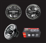 Motorcycle Headlights 7 Inch Projection Headlight Led Lights For Motorcycle Accessories For Harley Davidson Touring Rod FatBoy
