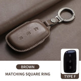 Car Key Case Cover Shell For Lynk & Co Z10 Z20 900 Max Pro Ultra Genuine Leather Remote Key Bag Cover Protector Keychain Holder