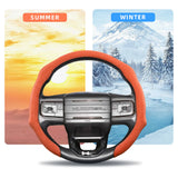 Premium Suede Steering Wheel Cover for GMC Sierra Yukon Car Interior Accessory Hocasen