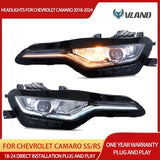 Dual Beam LED Projector Headlights for Camaro 20-24 Car Interior Accessory Vland