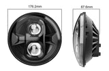 7 Inch Universal Motorcycle Led Headlight for Harley Davidson Softail Slim Fat Boy Lada Niva4X4 Uaz 12V 24V Car Interior Acce