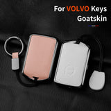 Metal and Leather Car Key Case Cover for Volvo XC40 XC60 S90 XC90 V90 2017 2018 Accessories Car Accessory NONE