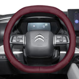 Ultra-Thin Leather Steering Wheel Cover for Citroen