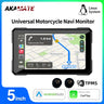 5in Waterproof Motorcycle GPS CarPlay Monitor AKAMATE