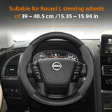 Suede Carbon Fiber Steering Cover for Nissan