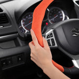 Suede Snap-On Steering Wheel Cover for Suzuki Jimny Car Interior Accessory Hocasen