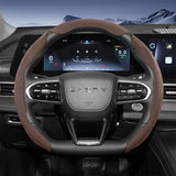 Sports Suede Steering Wheel Cover for Chery Omoda Tiggo