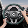 Smart Breathable Faux Leather Steering Wheel Cover