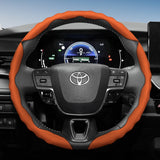 Sporty Wave-Shaped Leather Wheel Cover Toyota