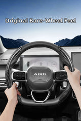 Carbon Fiber Steering Wheel Cover for Aion Y Plus