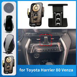 Wireless Charging Phone Mount for Toyota Harrier Venza 2021–2024 Car Phone Holder OEM